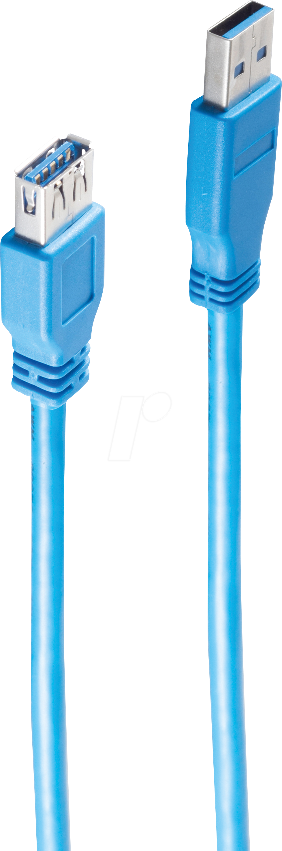 SHVP BS77135 - USB 5 Gb/s Kabel, A Stecker auf A Buchse, blau, 5 m