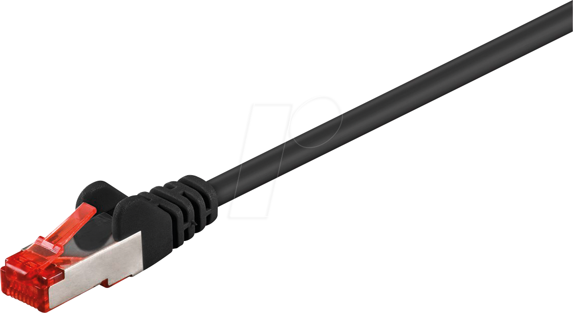 GOOBAY 95508 - Cat.6 Patchkabel, S/FTP, 3 m, schwarz