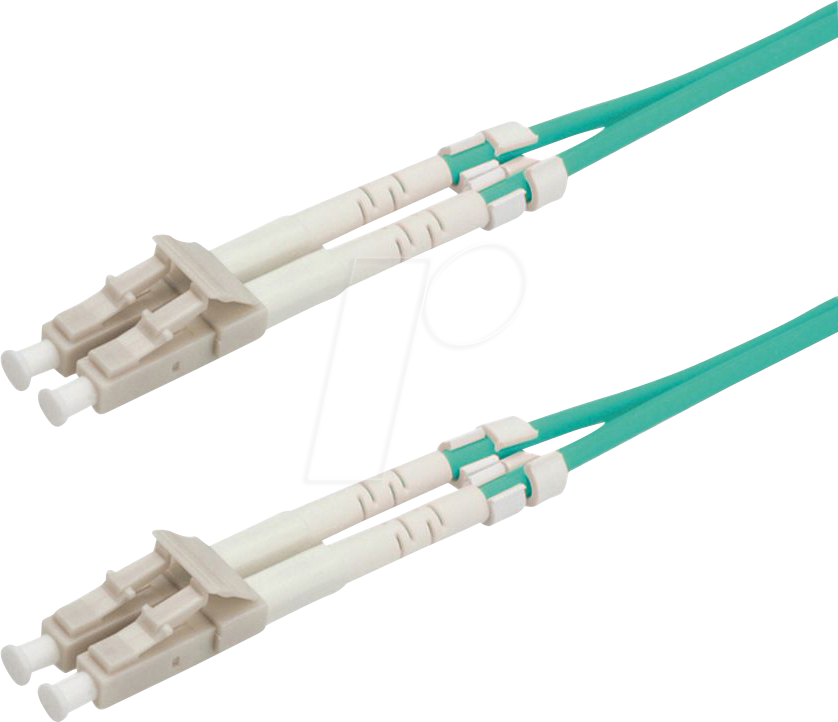 Thumbnail - ROLINE 21158830 - LWL Patchkabel, LC Duplex, OM3, 50/125 µm, türkis, 20 m