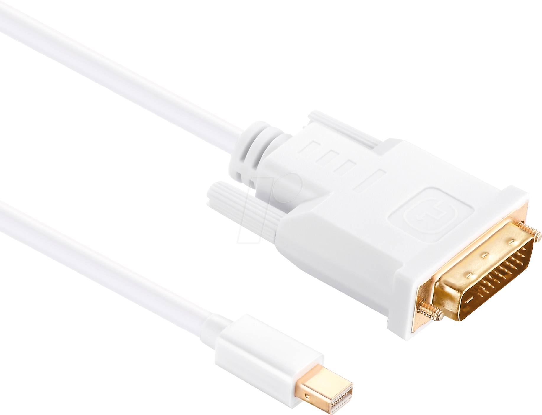 HDS X-DC040-050 - MiniDP auf DVI Dual Link, 1080p, weiß, 5,0 m