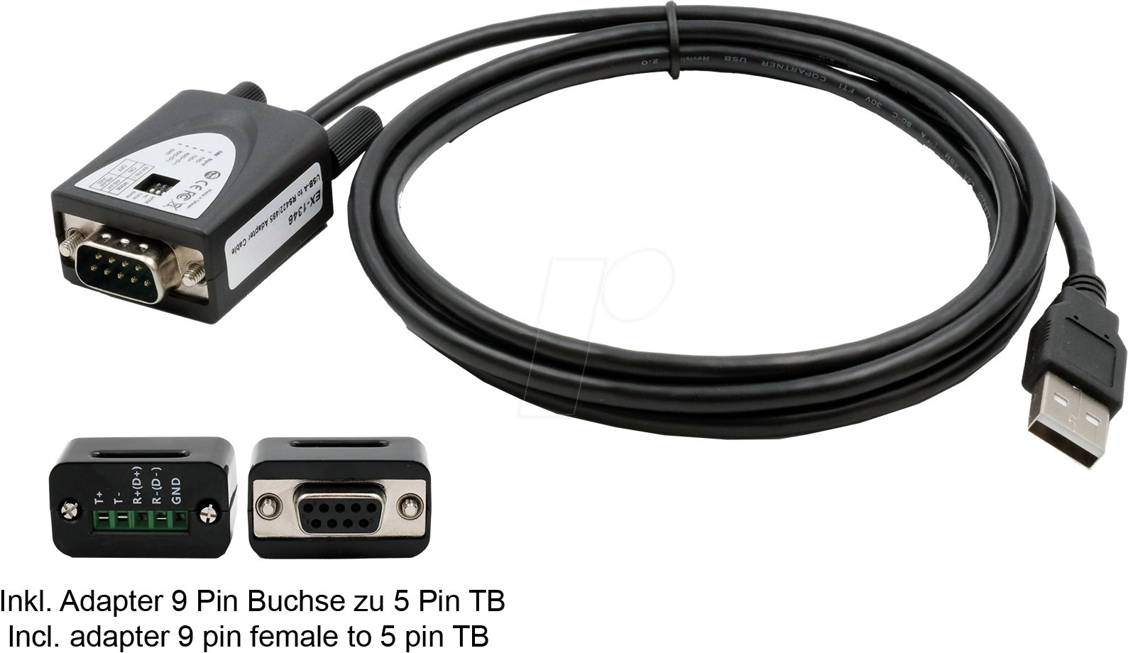 EXSYS EX-1346 - USB 2.0 Konverter, A auf RS-422/485, 1,8 m