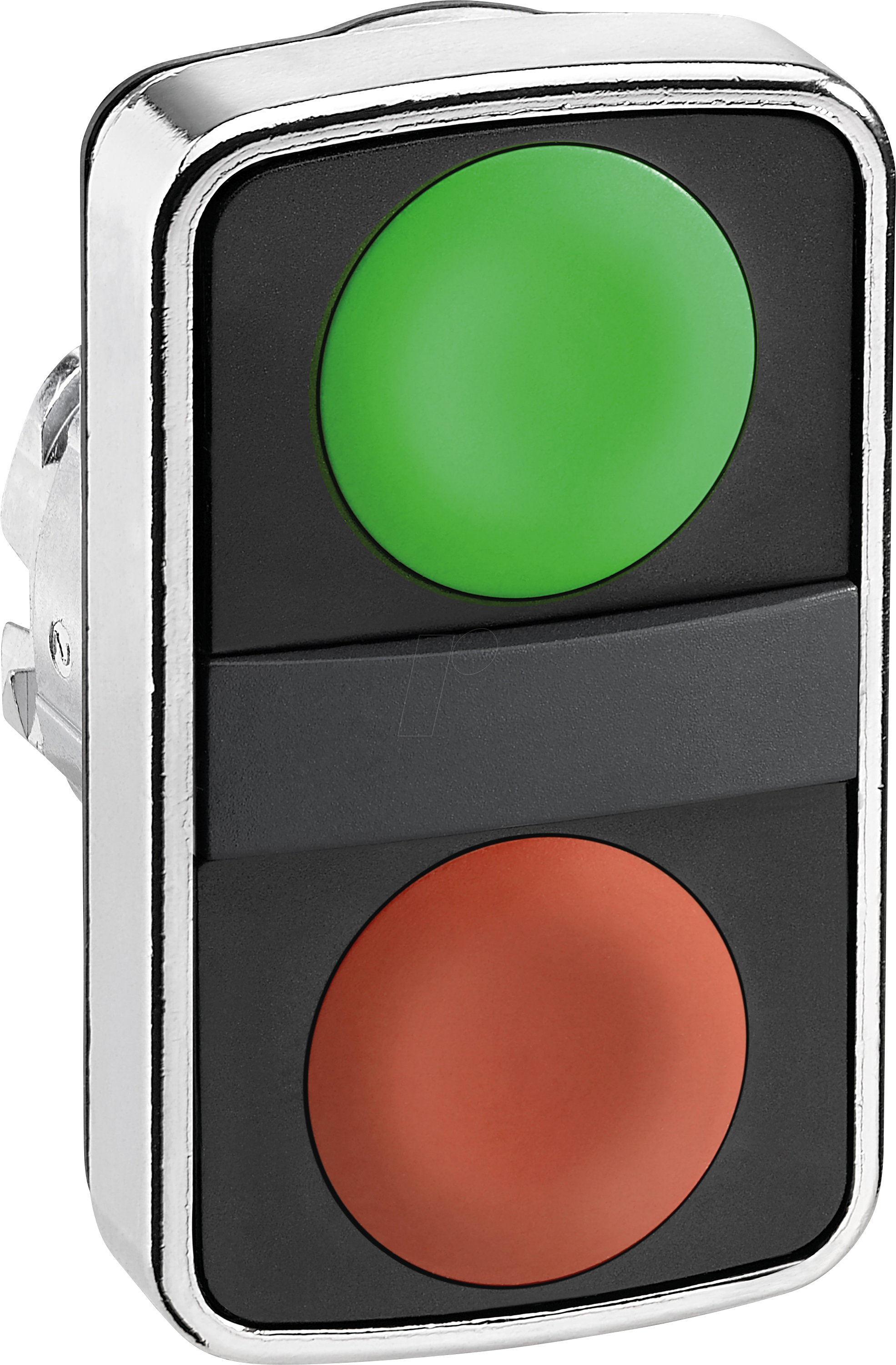 ZB4BA7340 - Doppeldrucktaster, Frontelement, Harmony XB4, 22mm, tastend