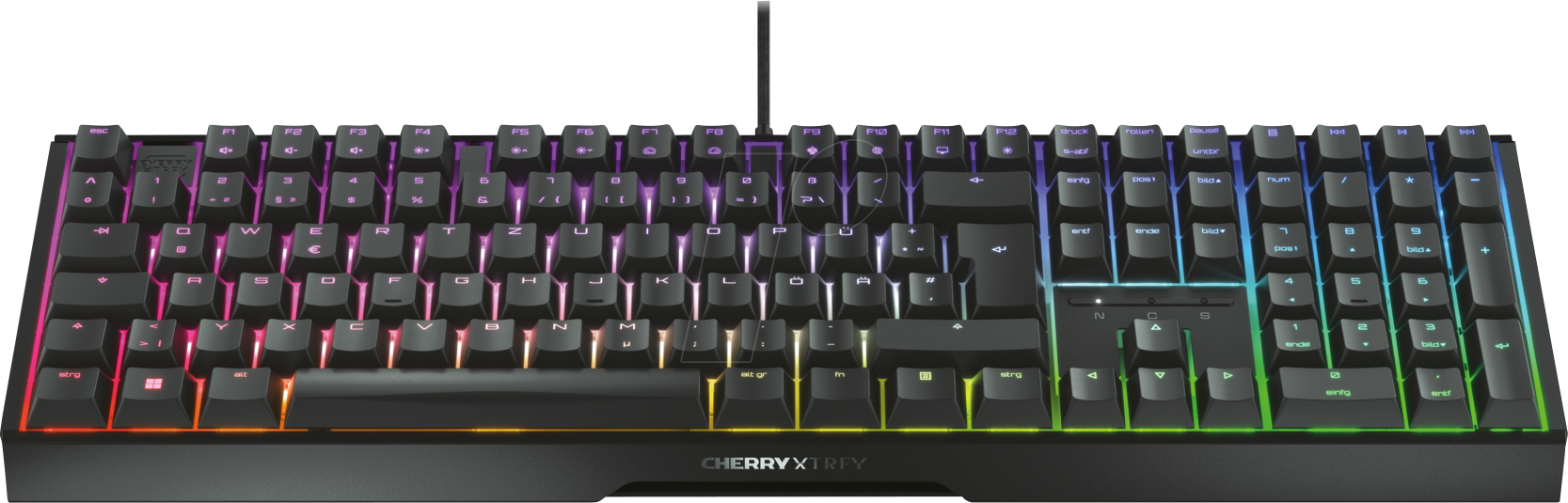 Thumbnail - G80-3890LJADE-2 - Gaming-Tastatur, USB, RGB, MX2A RED, schwarz, DE