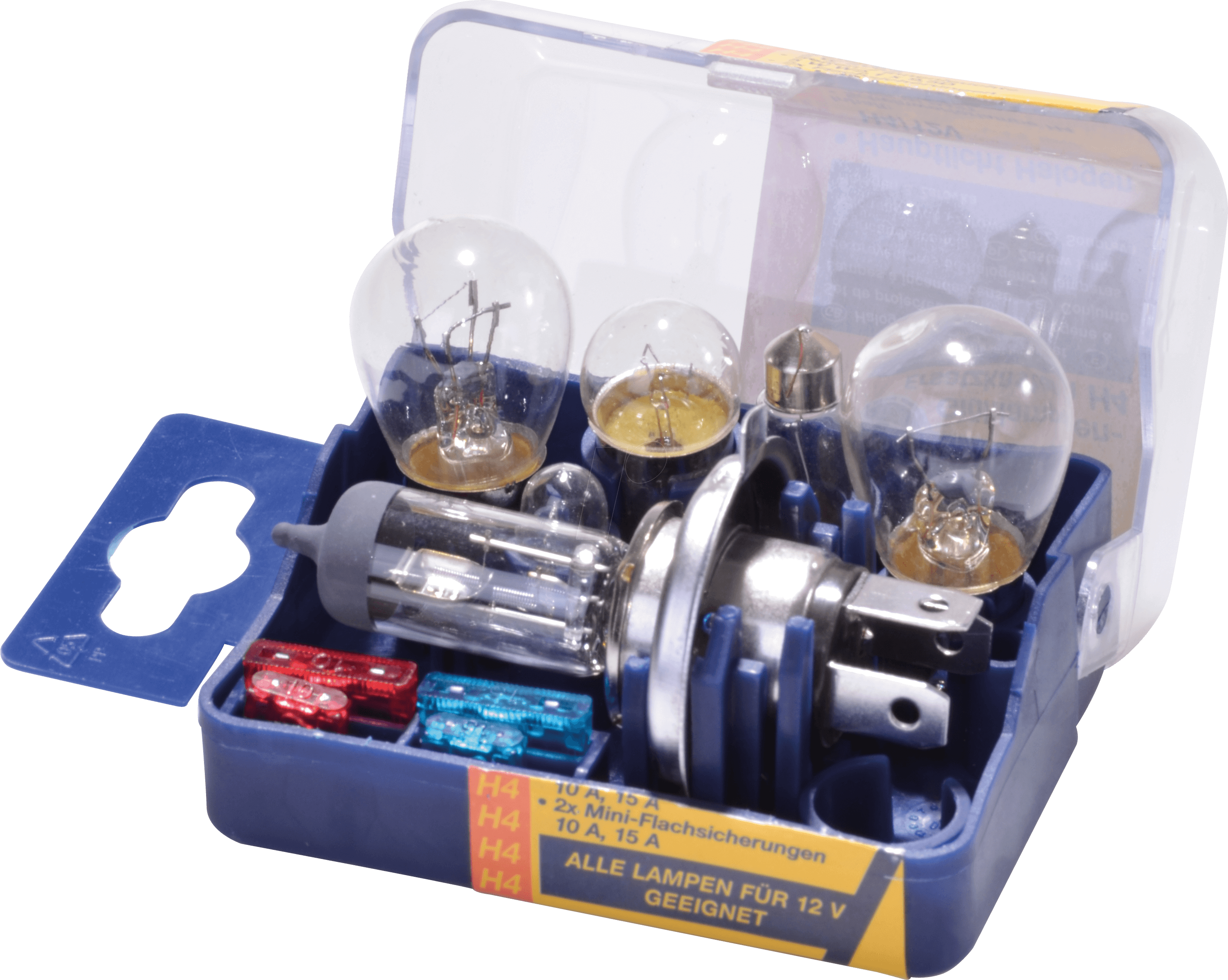 KFZ 16097 - KFZ-Beleuchtungsset, H4, 10-teilig