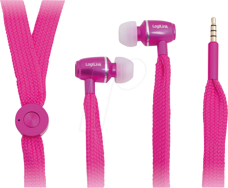 LOGILINK HS0026 - In-Ear Kopfhörer, pink