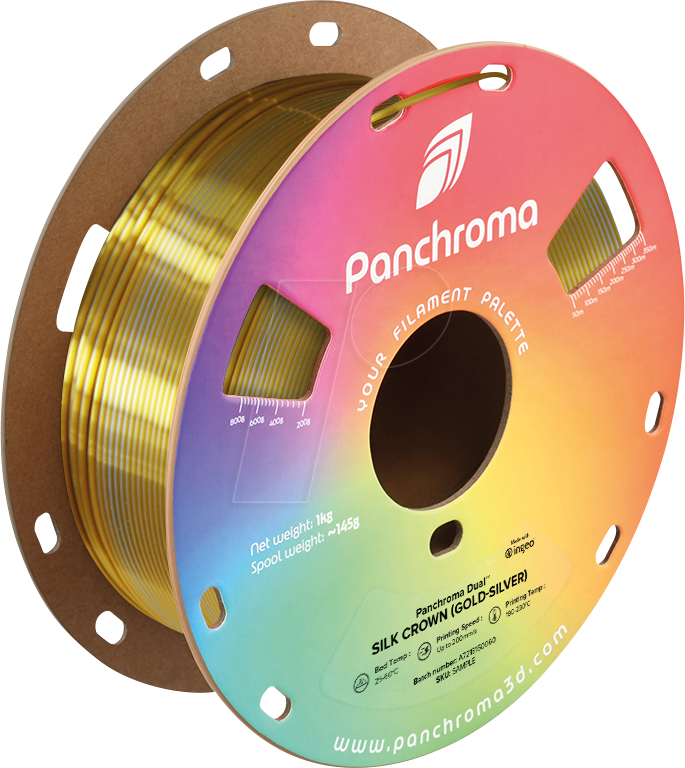 POLYMAKER CA3027 - Filament, Panchroma PLA, Dual Silk Crown, 1,75 mm, 1 kg