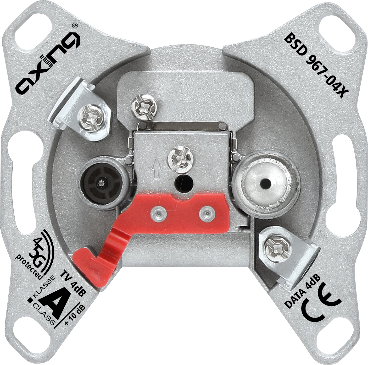 BSD96704X - 2-Loch Stichleitungsdose 4 dB