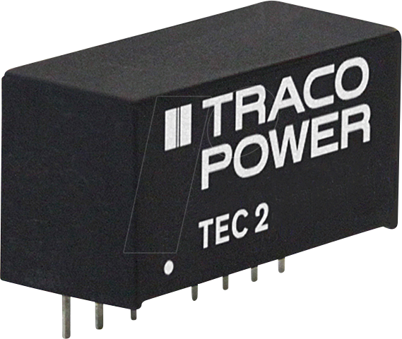 TEC 2-2423 - DC/DC-Wandler TEC 2, 2 W, 18-36/±15,0 VDC, SIL-8