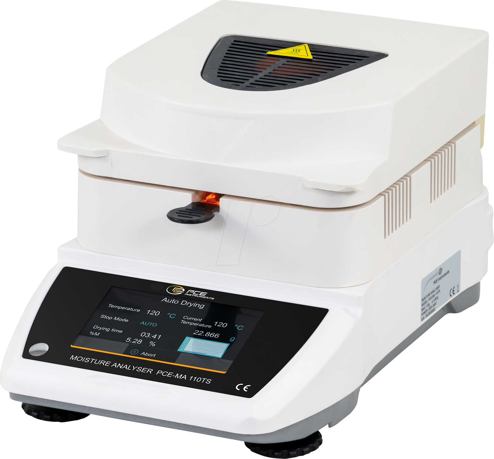 PCE MA 110TS - Feuchtebestimmerwaage PCE-MA 110TS