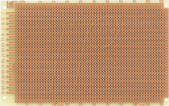 UP 915HP - Laborkarte, Hartpapier, 160x100mm, CU 35µ