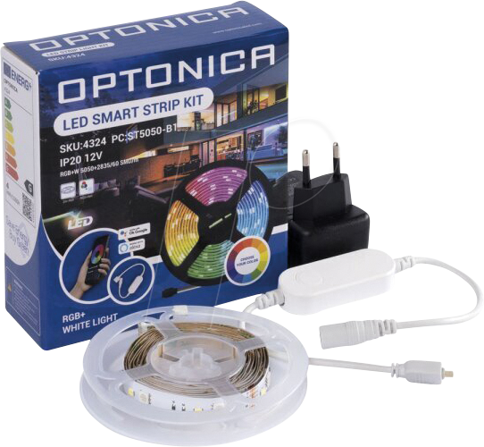 OPT 4329 - LED-Streifen Set, WiFi Controller, 2 m
