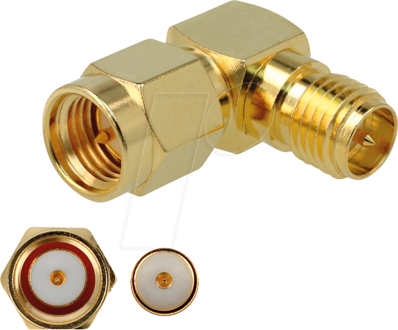 DELOCK 89967 - Adapter SMA Stecker > RP-SMA Buchse