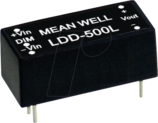Thumbnail - MW LDD-350LW - LED-Trafo, 2 - 32 V, 350 mA, mit Litzen