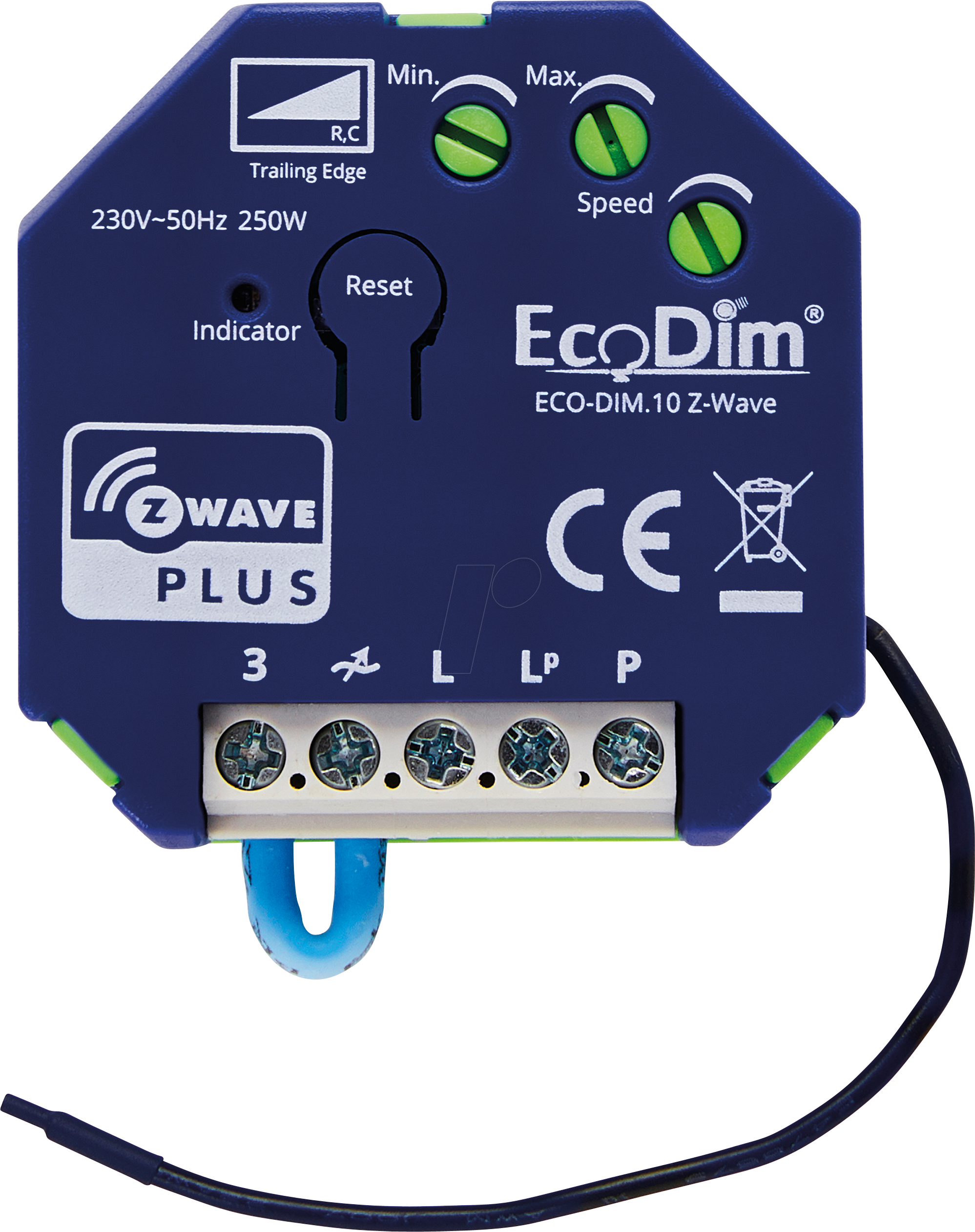 ECO-DIM.10-ZWV - LED-Dimmermodul, 250 W, Phasenabschnitt (RC), Z-Wave