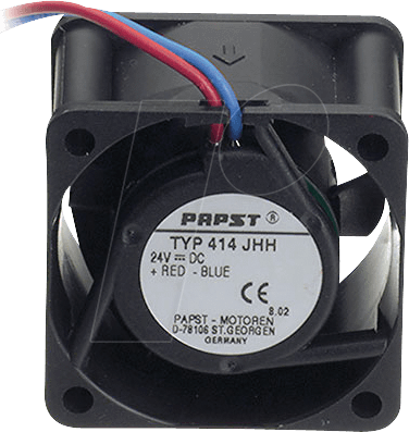 PAPST 414 JHH - Axiallüfter, 40x40x25mm, 24VDC, U/min: 13000