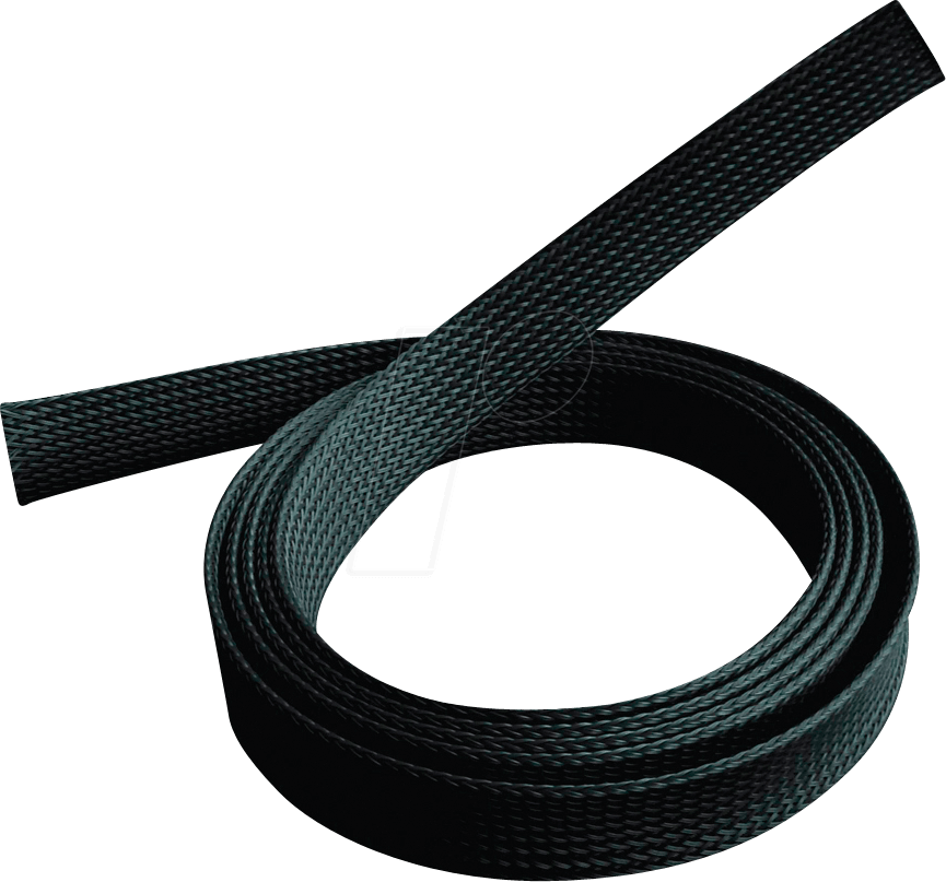 PM-ZCCS-20B - Kunststoff-Geflechtschlauch, Ø 20 mm, schwarz, 1,80 m