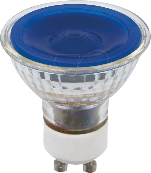 SCHI L641770506 - GU10 MR16 Glas 50x54 5W 38° Blau Dim