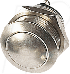 AV 19-00 - AV-Taster, 2A-48V gewölbter Knopf