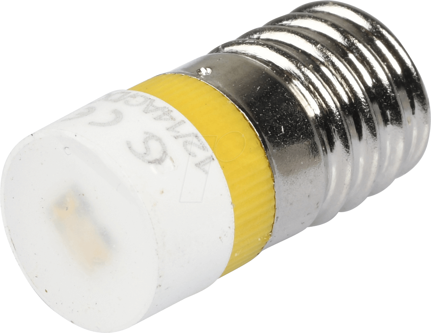 Thumbnail - MWCE 22129 - Reflektor-LED, E10, gelb, 12 V, 120 mcd, Ø9,7 mm, 160°