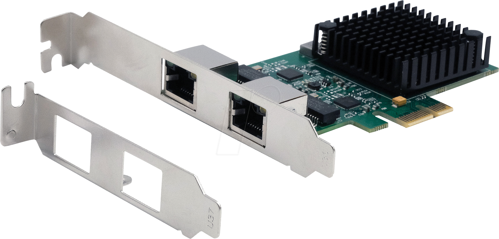 EXSYS EX-60112 - Netzwerkkarte, PCIe, 2,5 Gigabit Ethernet, 2x RJ45