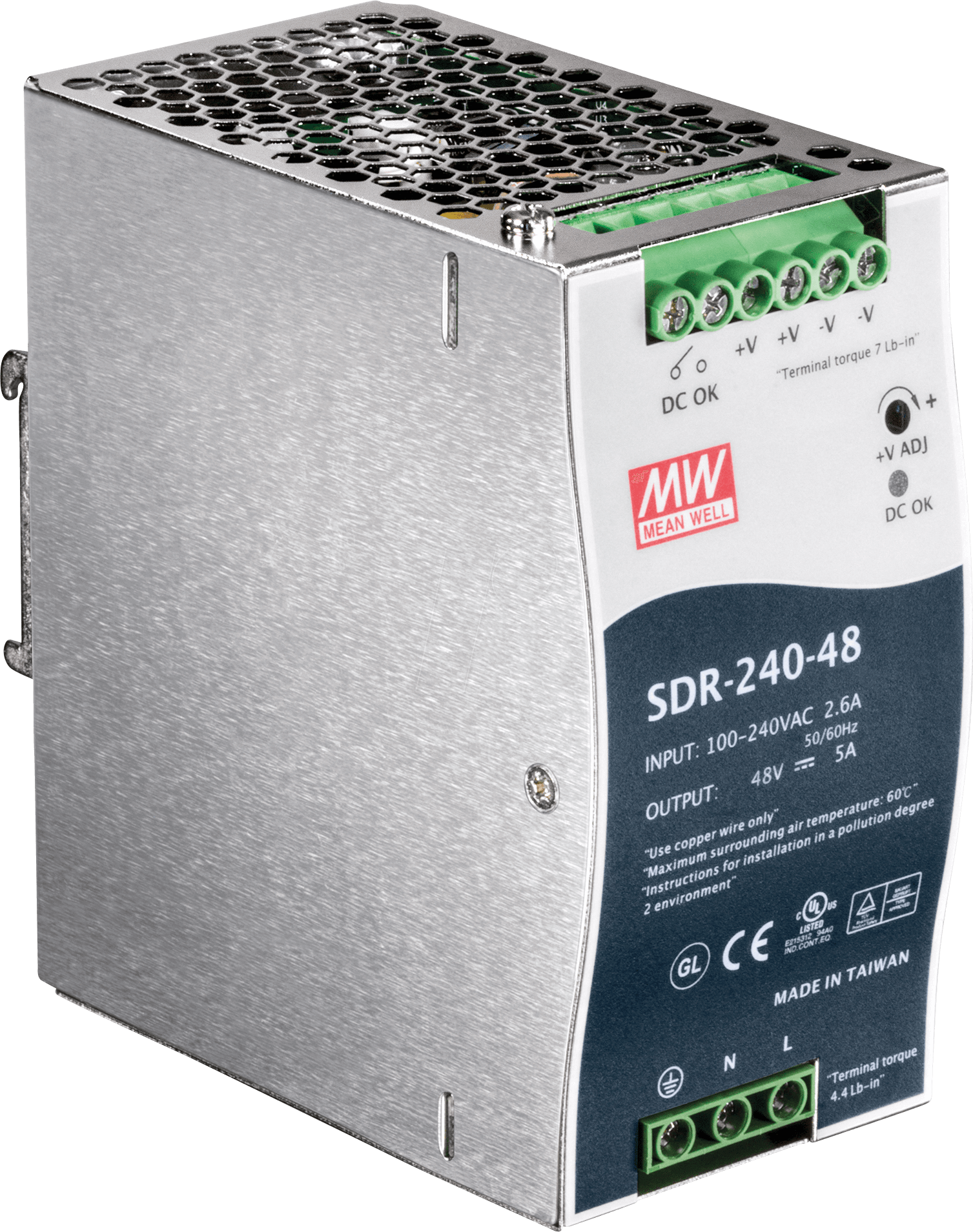 TRN TI-S24048 - DIN-Rail-Netzteil, 240 W