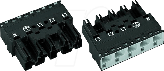 WAGO 770-415 - WINSTA® MIDI Stecker, 5-pol, ohne Zugentlastung