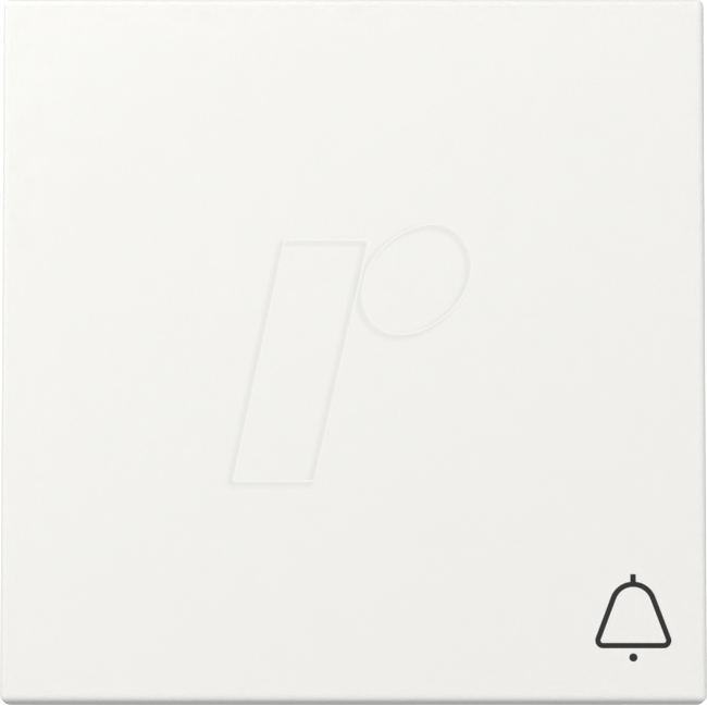 GIRA 3286 27 - Wippe mit Symbol Klingel, reinweiß seidenmatt