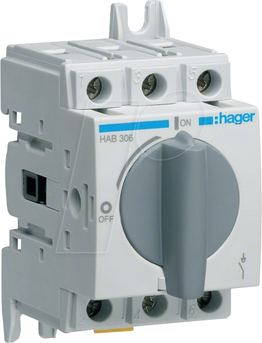 HAGER HAB306 - Lasttrennschalter 3polig 63A