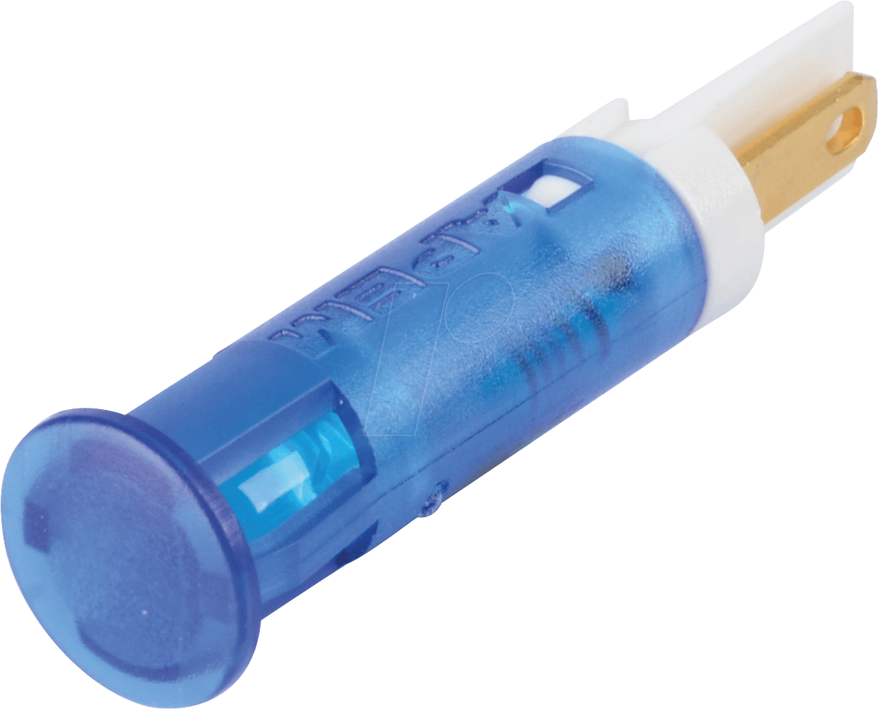 APM QS81 HB220 - LED-Signalleuchte, blau, 220 V, Ø 8 mm, rund, FASTON