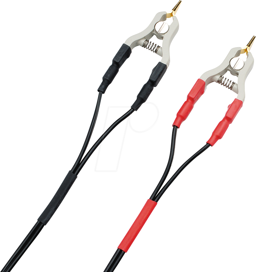 CHAU P01101783 - Mini-Kelvin-Klemmen, 1A, 2er-Set, für C.A Mikroohmmeter