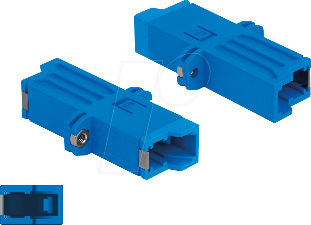 DELOCK 86945 - LWL Kupplung E2000 Simplex / Simplex