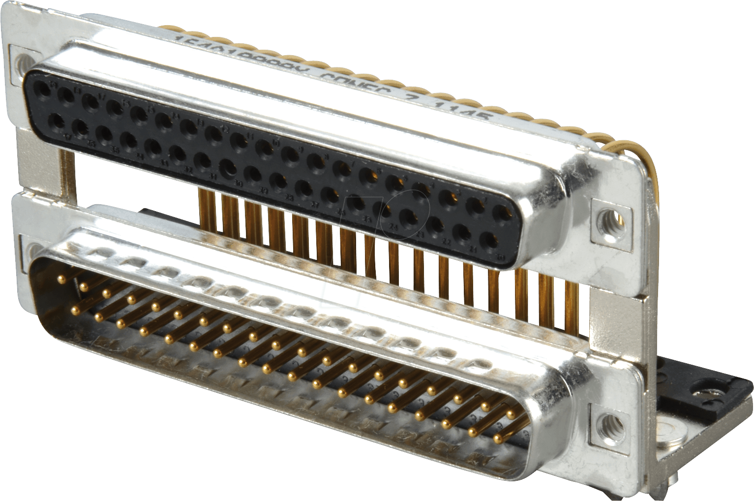 D-SUB DP 74 BUST - D-SUB, Dual Port, Buchse-Stecker, 2x37-polig