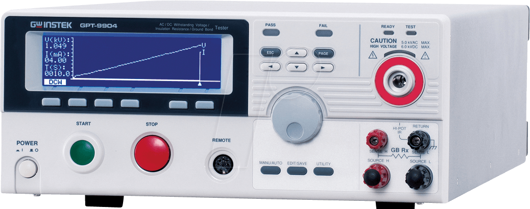 GPT-9904 - Sicherheitstester GPT-9904, 500 VA AC/DC, Erdungsmessung
