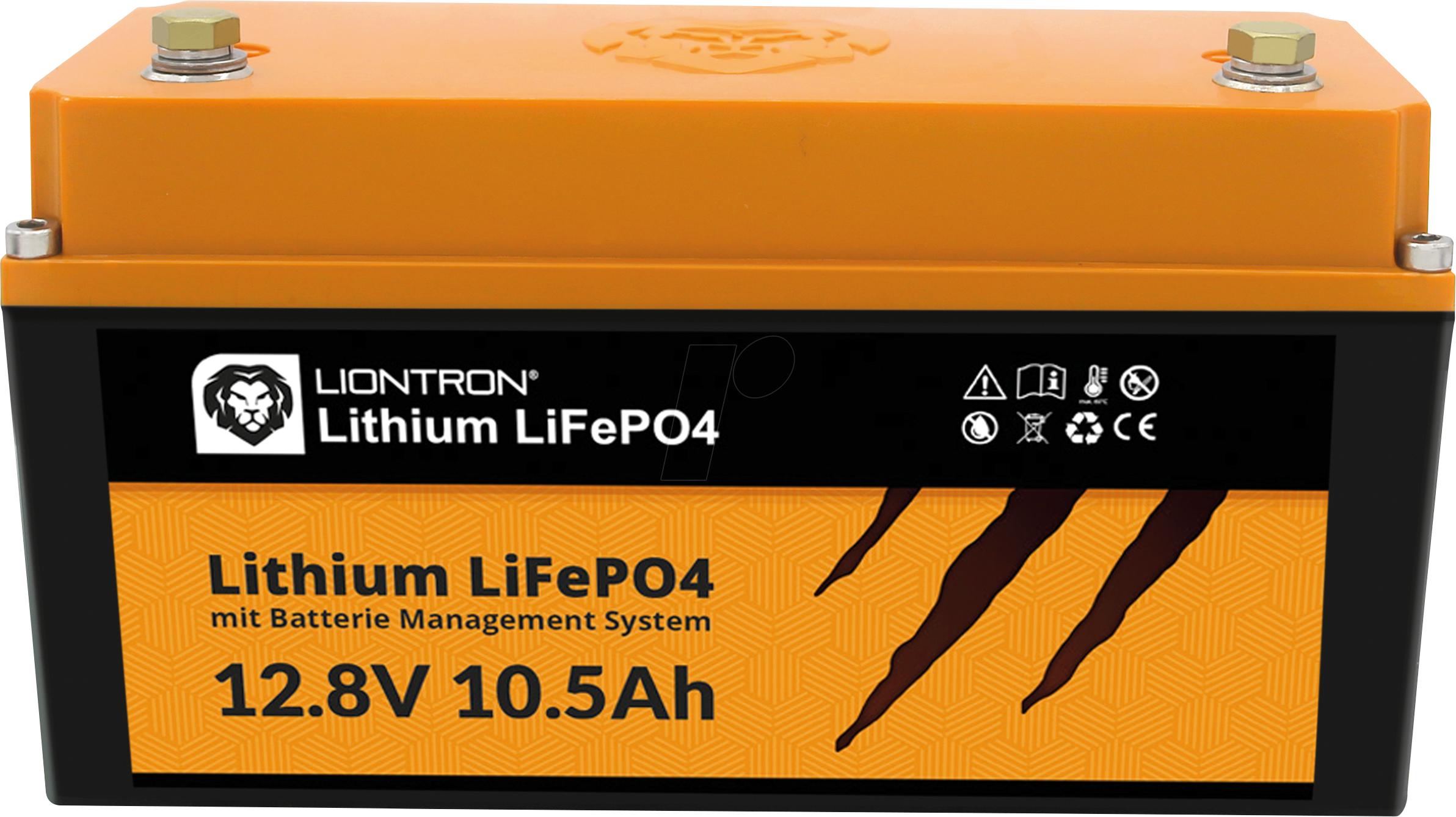 LIO LI1210LX - Lithium-Akku, LiFePO4, 12,8 V, 10,5 Ah, BMS