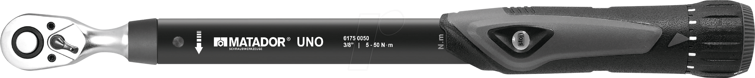 MAT 6175 0050 - Drehmomentschlüssel, 10-50 Nm, 3/8´´, Uno