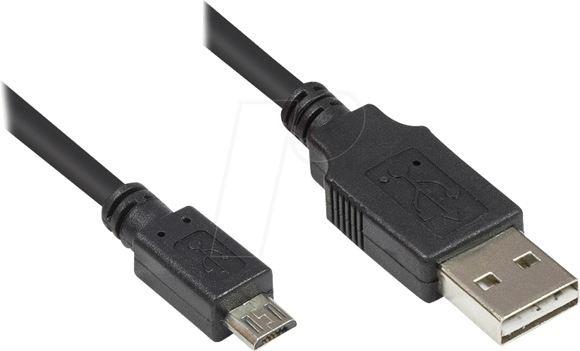 Thumbnail - GC 2510-EUM05 - USB 2.0 Kabel, EASY A Stecker auf Micro B Stecker, 5,0 m