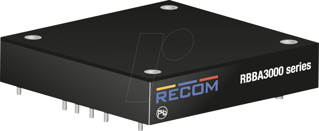 RBBA3000-50 - DC/DC-Wandler RBBA, 9-60 Vin, Single, 0-60 Vout, 0-50 A