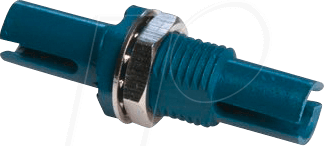 Thumbnail - HFBR4515Z - LWL-Bulkhead-Adapter Simplex blau