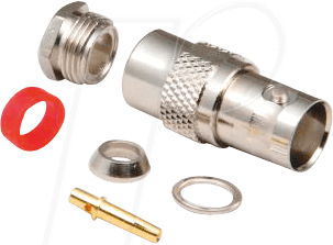 BKL 0401076-D - BNC-Kupplung, Lötausf., RG 58-U