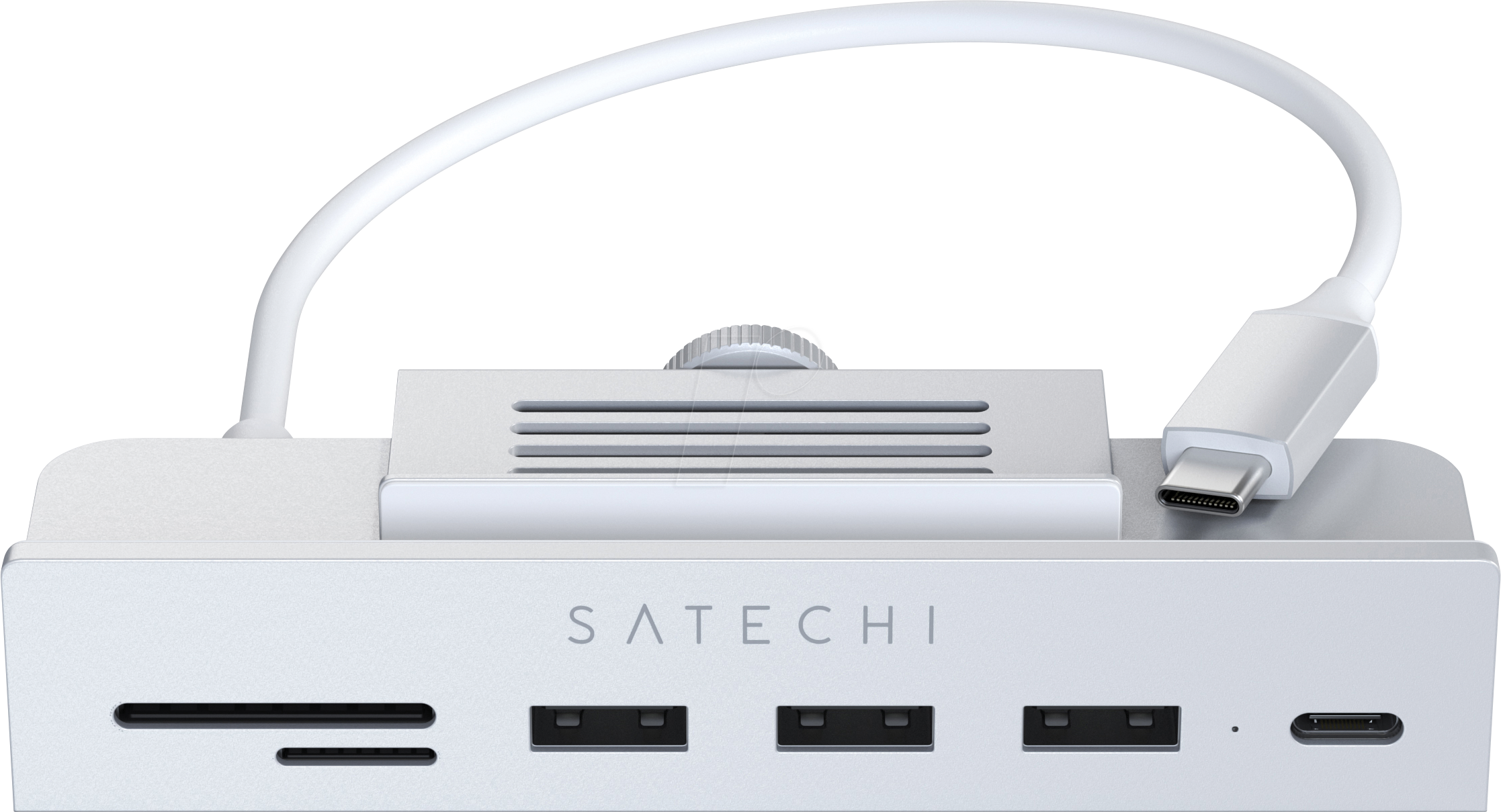 ST-UCICHS - Satechi Aluminum USB-C Clamp Hub 24'' iMac silver