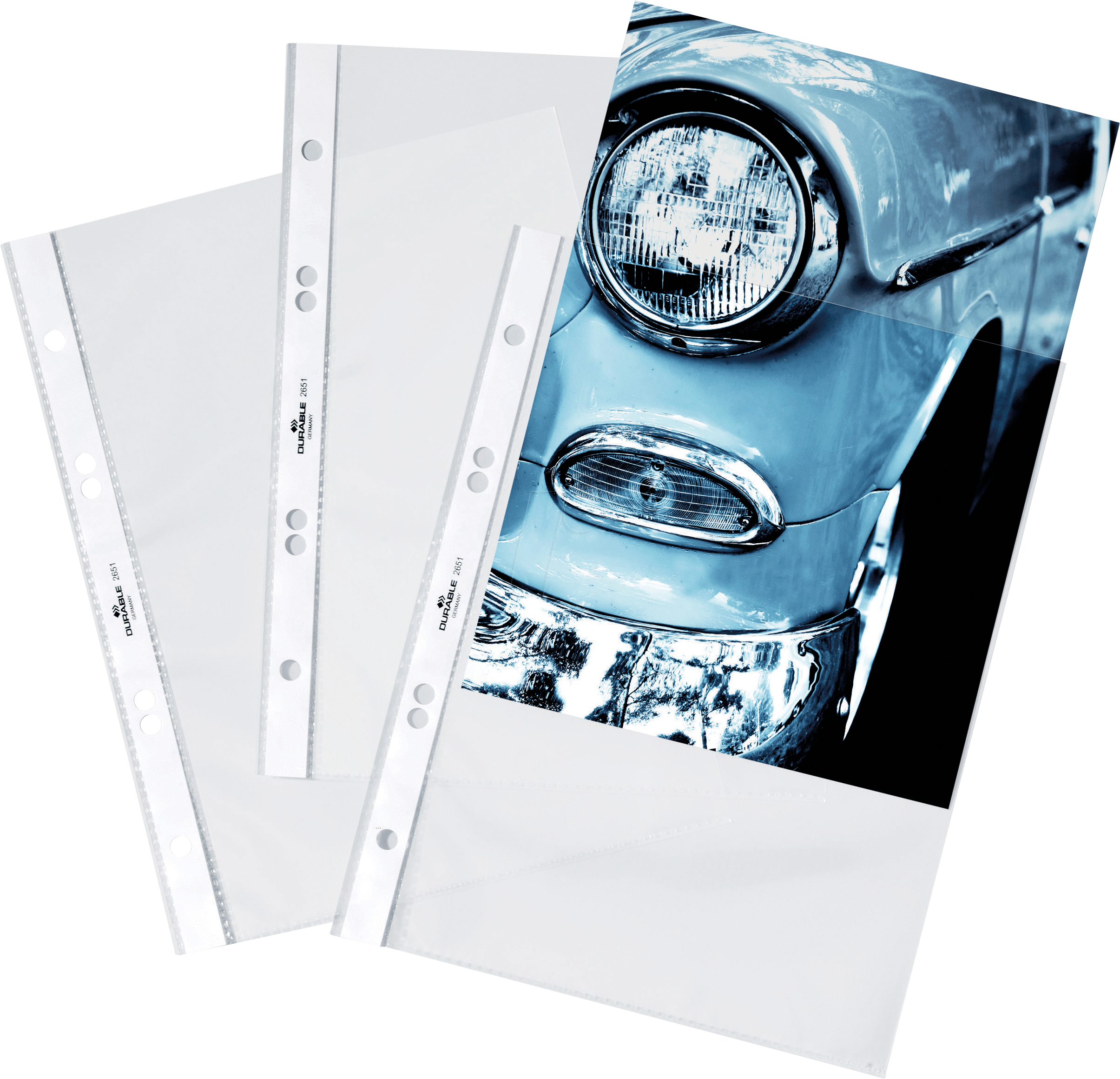 DURABLE 265119 - Prospekthüllen, A5, glasklar, 25 Stück