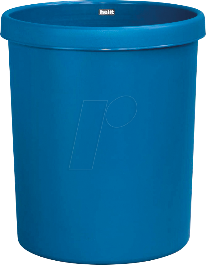 HELIT H61062-34 - Papierkorb 45 Liter, blau