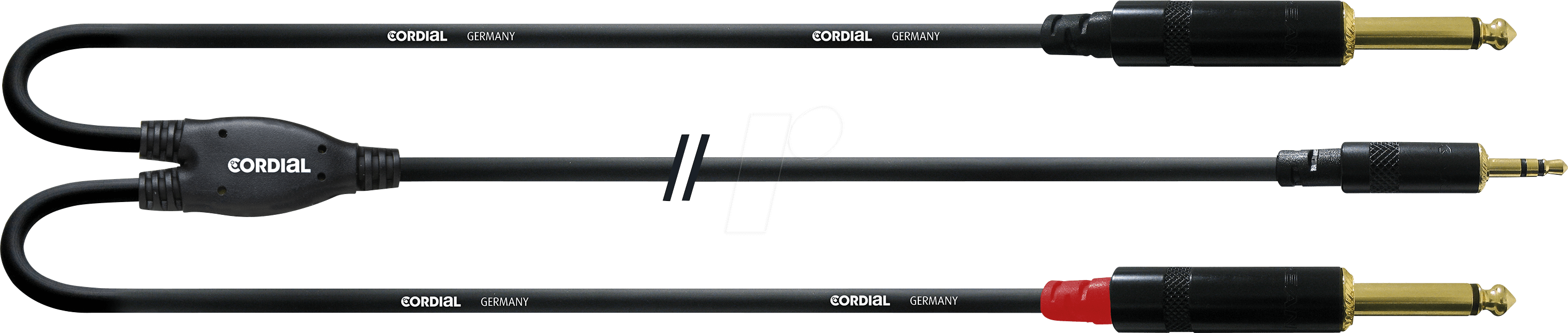 CFY-WPP 6,0 - Y-Adapterkabel, Klinkenstecker, 6 m