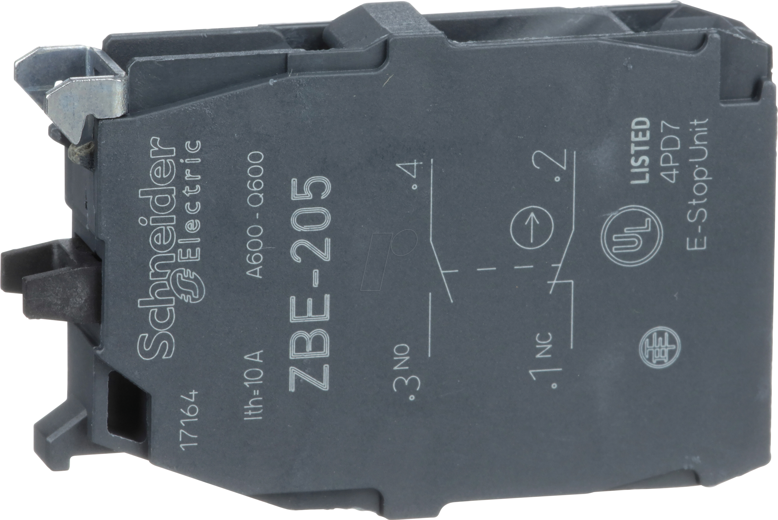 ZBE205 - Hilfsschalter, Kontaktblock, Harmony XB4+XB5, 22mm, 30mm, 1S + 1