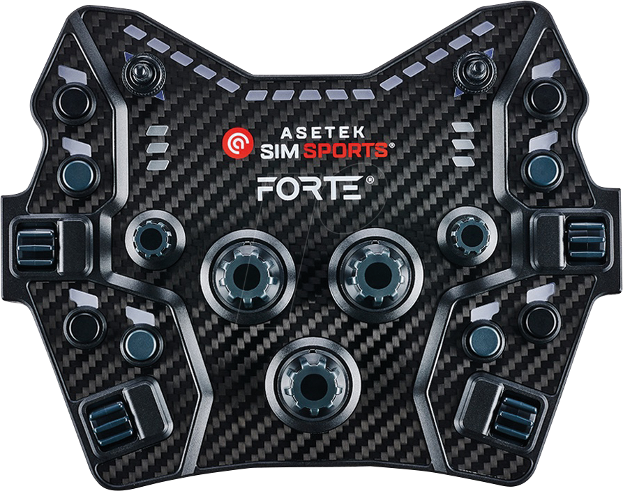 ASE 030-0030004 - Asetek Forte GT Button Box - Black Edition