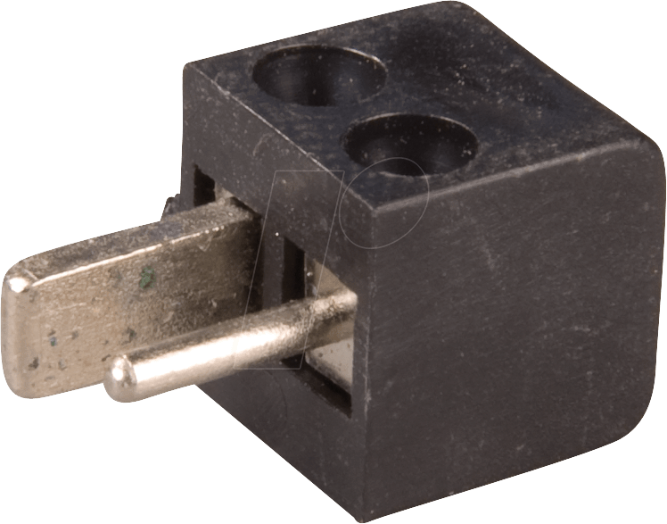 LSMW SW - Lautsprecherstecker, gewinkelt, schwarz