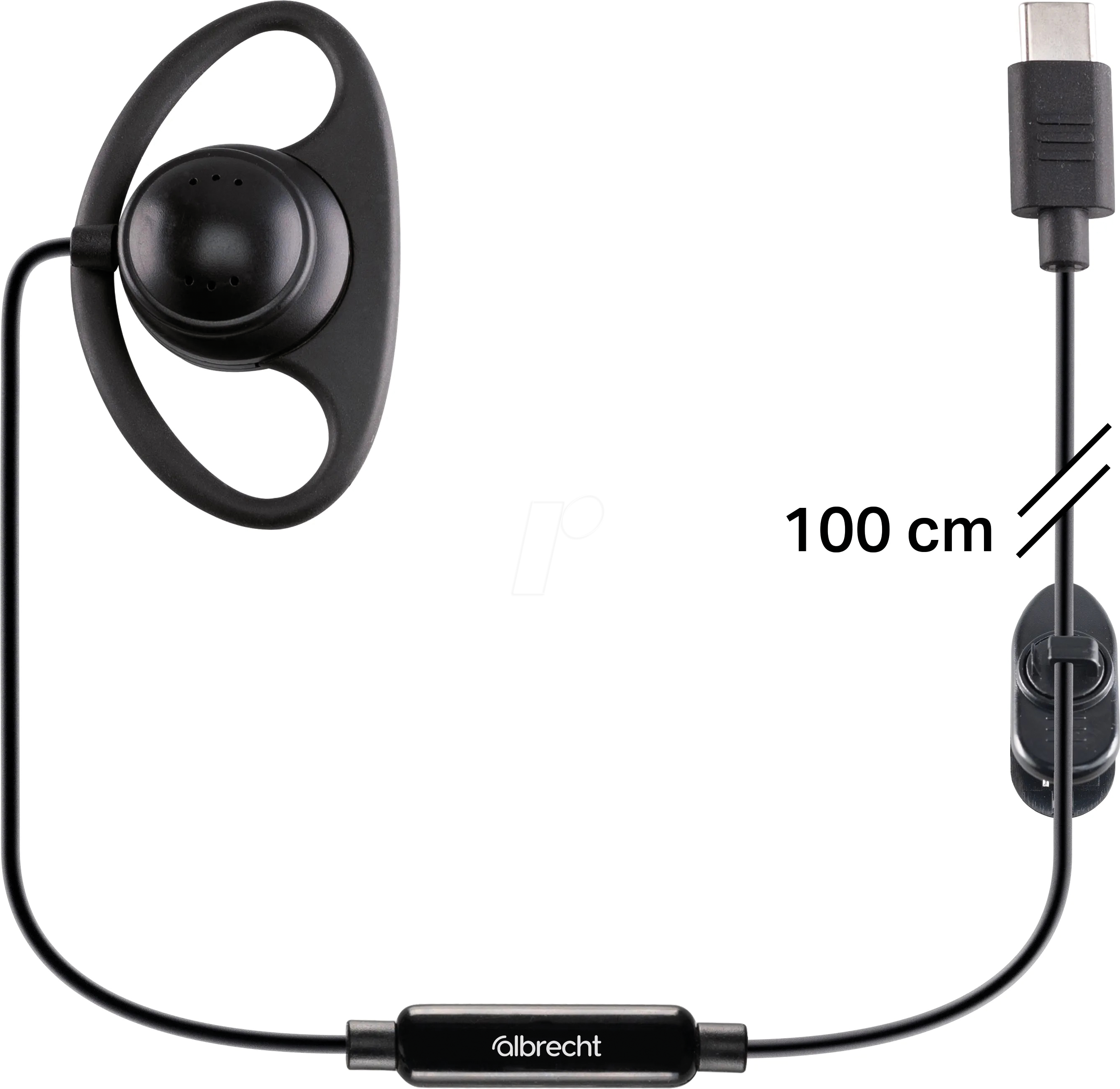 ALBRECHT TTBD100 - Zusatz-D-Form Headset, 100 cm
