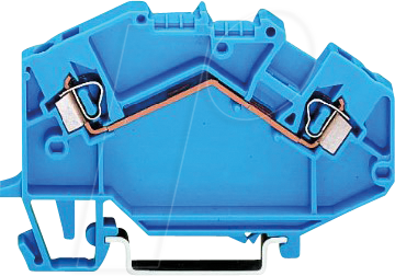 WAGO 780-604 - 2-Leiter-Durchgangsklemme 2,5 mm², blau
