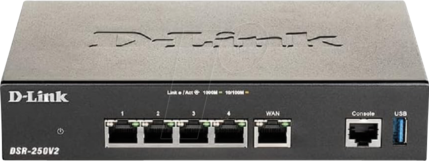 Thumbnail - D-LINK DSR-250V2 - VPN Security Router
