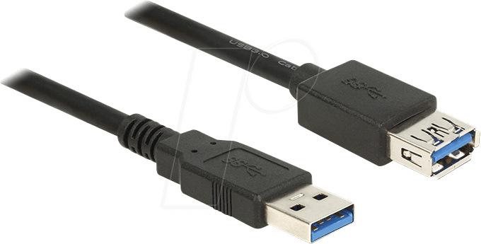 Thumbnail - DELOCK 85056 - USB 5 Gb/s Kabel, A Stecker auf A Buchse, 2 m
